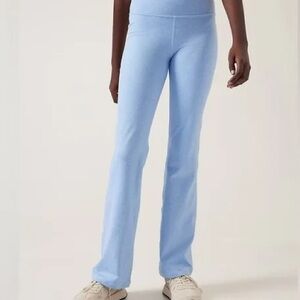 Athleta girl, high rise chit chat flare leggings, L/12
